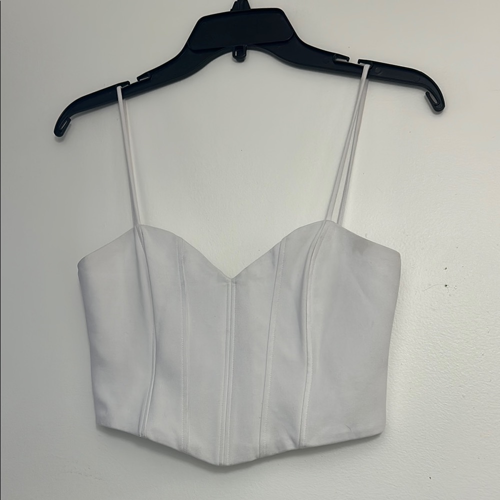 Zara white top